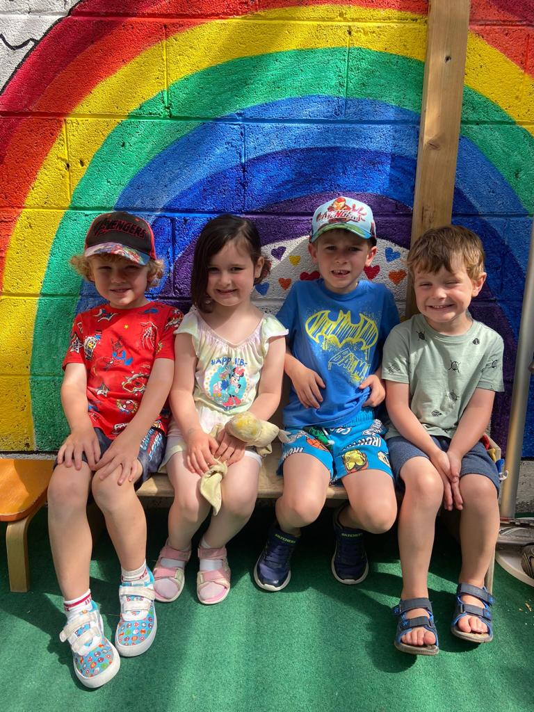 Happy Kids at Rainbow Montessori 